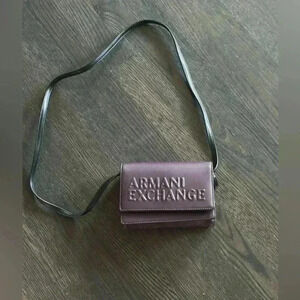 NWT ARMANI EXCHANGE purse  purple